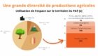 Infographie Le Projet Alimentaire Territorial - Diapositive "Une grande diversité de productions agricoles 1"