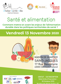 [Évènement] Une demi-journée sur les enjeux de santé-alimentation à Clermont Ferrand