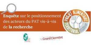 Lancement d’une enquête en ligne : recherche et transition agricole et alimentaire